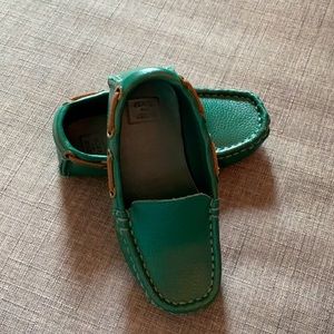 Janie and Jack leather Loafers. Worn inside once.